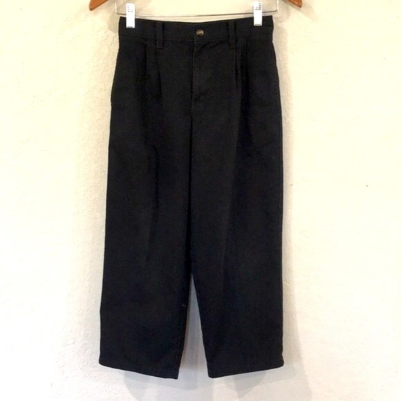 Basic Editions Boys Sz‎ M 8 Pleated Dress Pants Cotton Adjustable - Picture 1 of 10